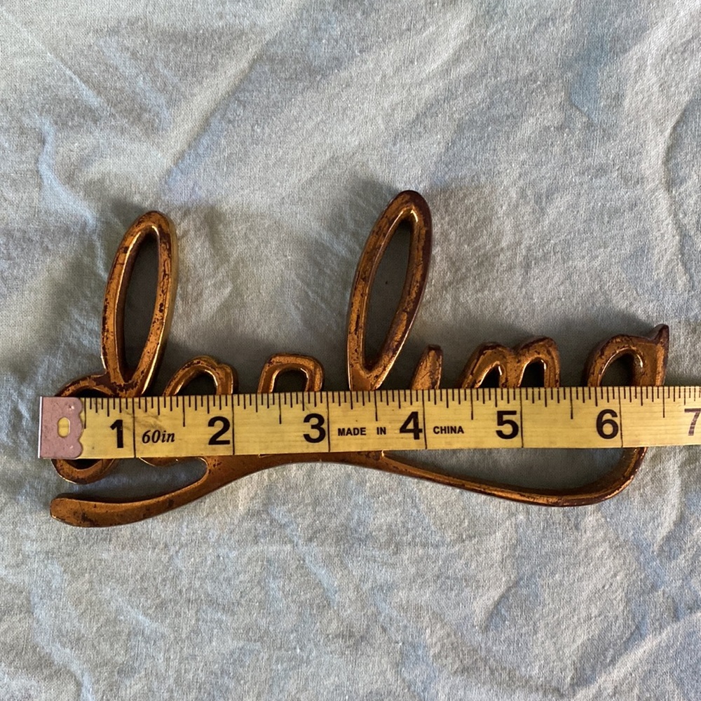 "Darling" Metal Decorative Word
Object! - Picture 6 of 7